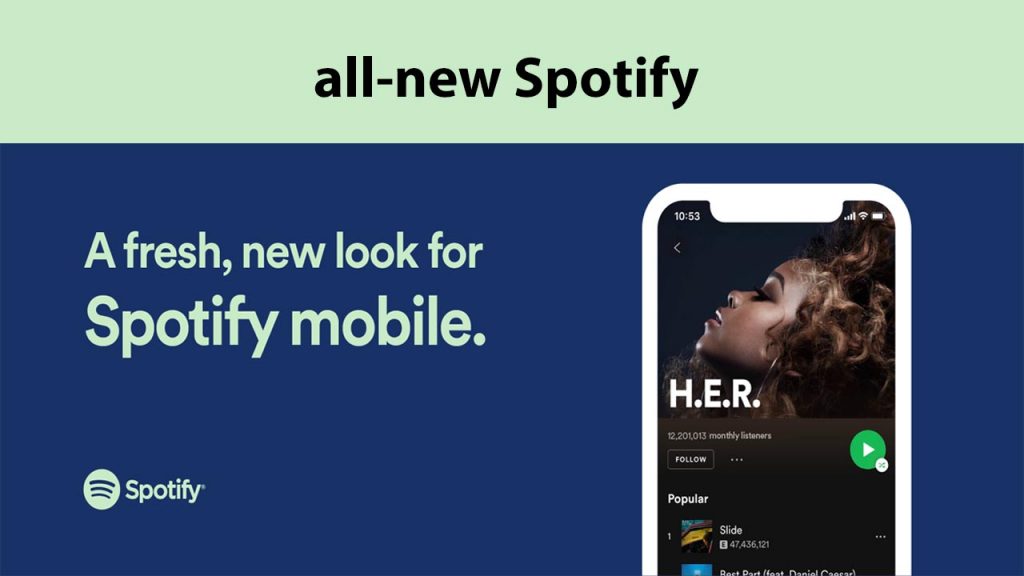 new design Spotify