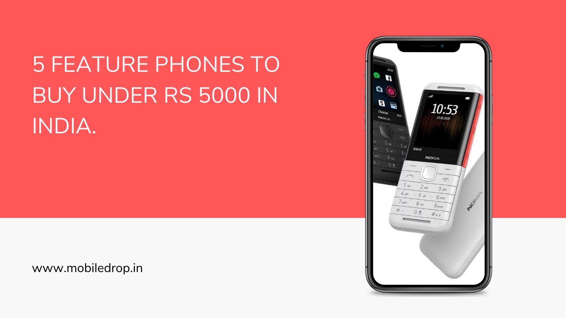 top 5 Feature phones under Rs 5000