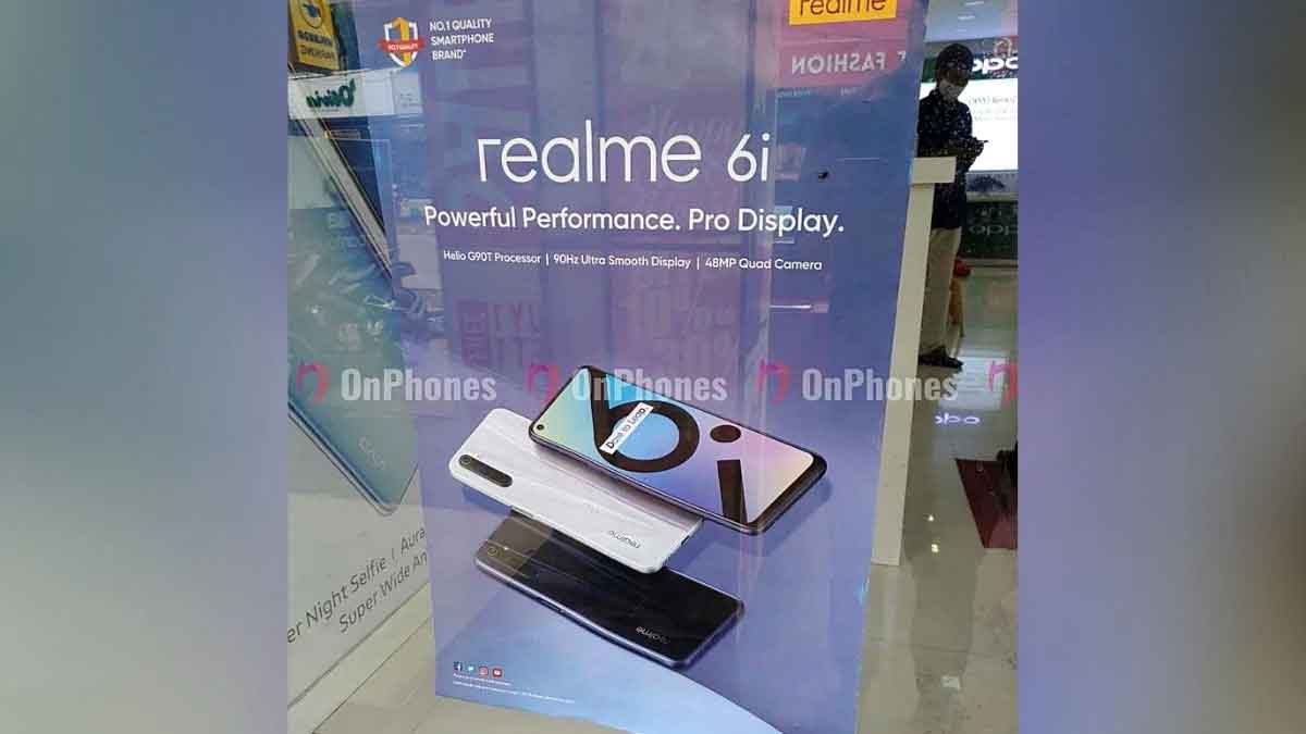 RealMe 6i India launch date