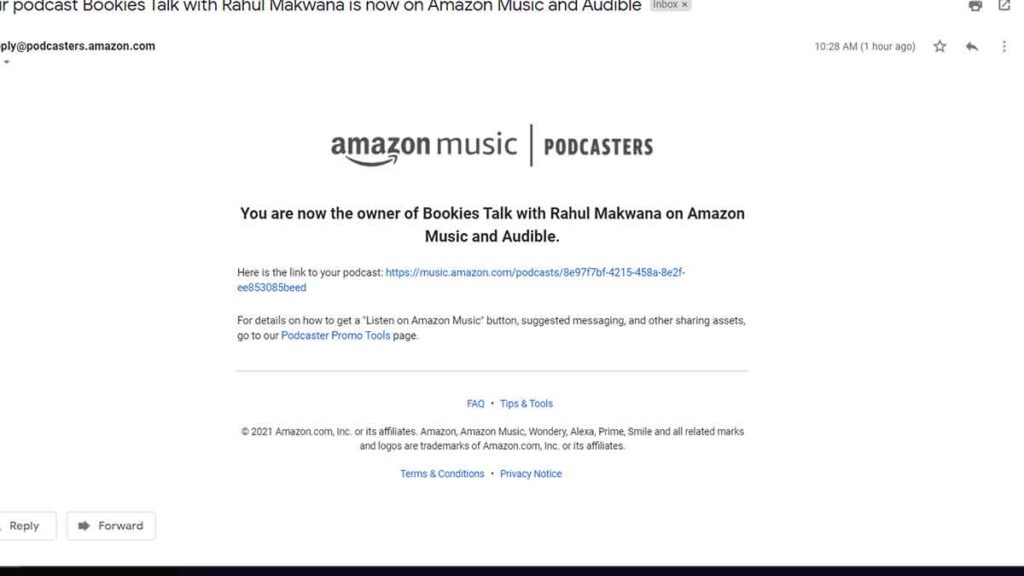How to Submit Podcast on Amazon Prime Music 06