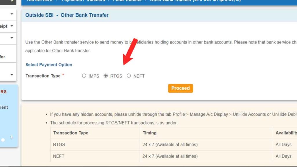 How to Transfer Money using IMPS NEFT or RTGS 06