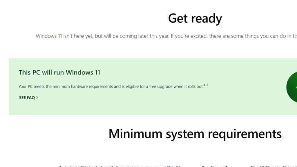 Windows 10 PC Can Run Windows 11