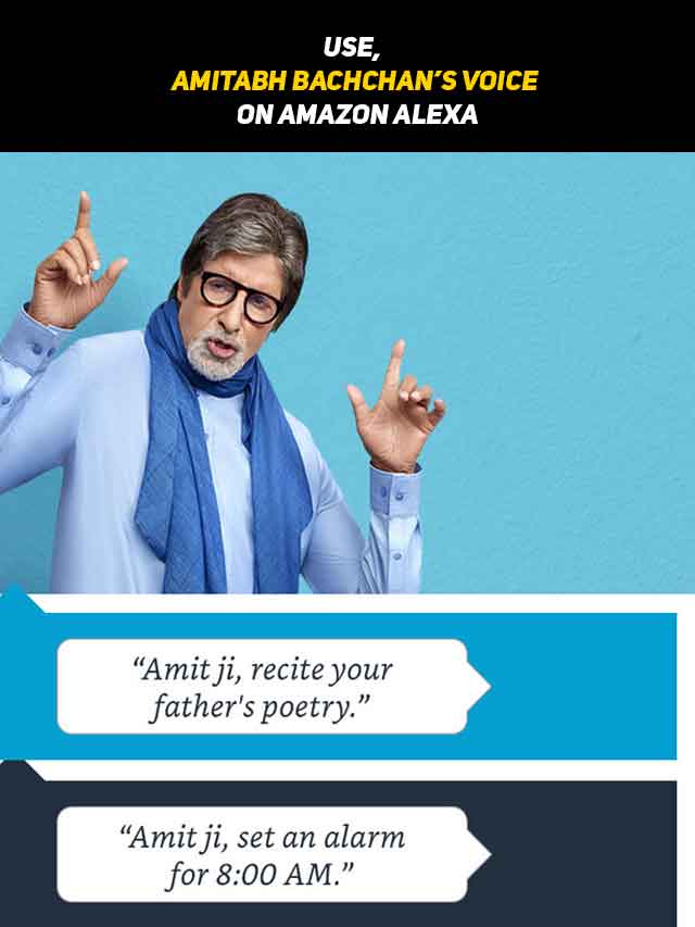 Amitabh Bachchan voice On Amazon Alexa