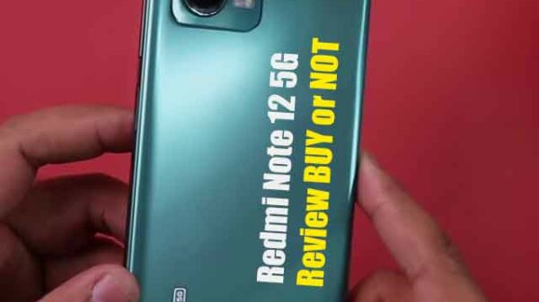 Redmi Note 12 5G Rear Side Design
