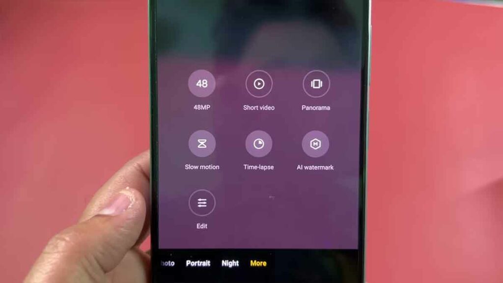 Redmi Note 12 5G Stock Camera App Features