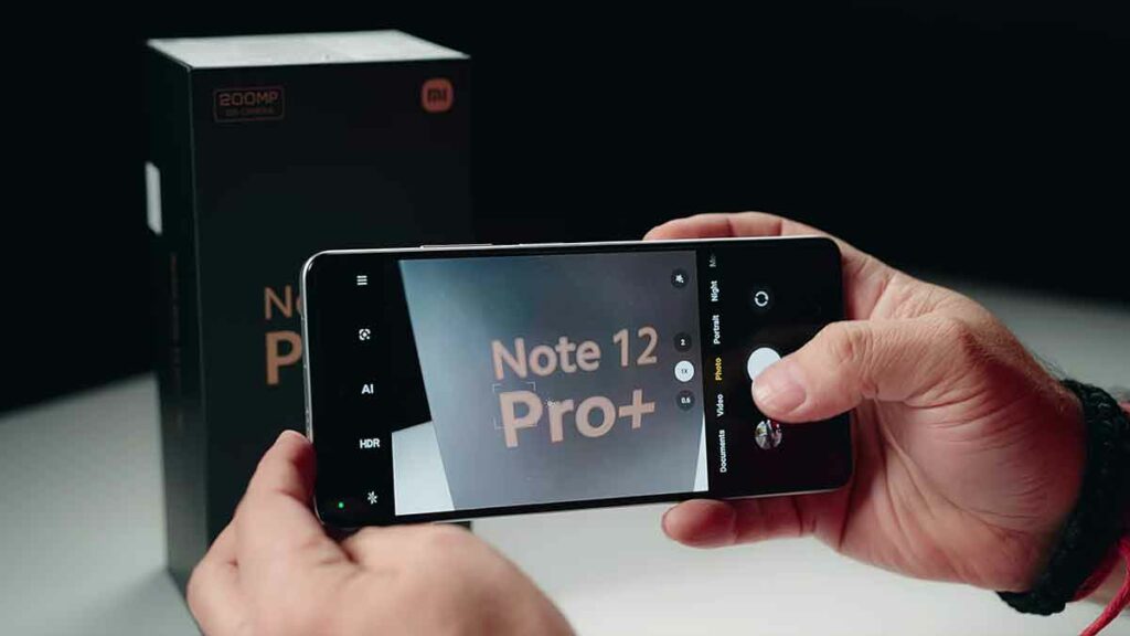 Redmi Note 12 Pro Plus 5G Camera App UI