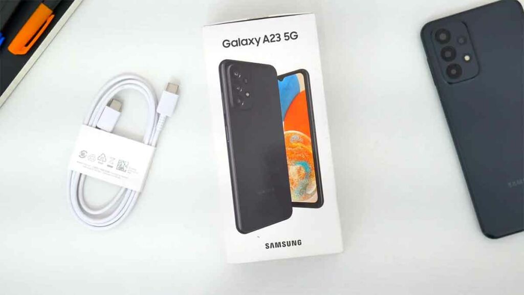 Samsung Galaxy A23 5G Indian Retail Box