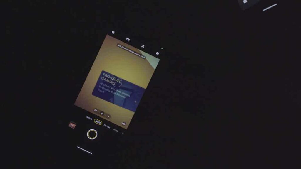 iQOO 11 5G Night Mode View in Camera App