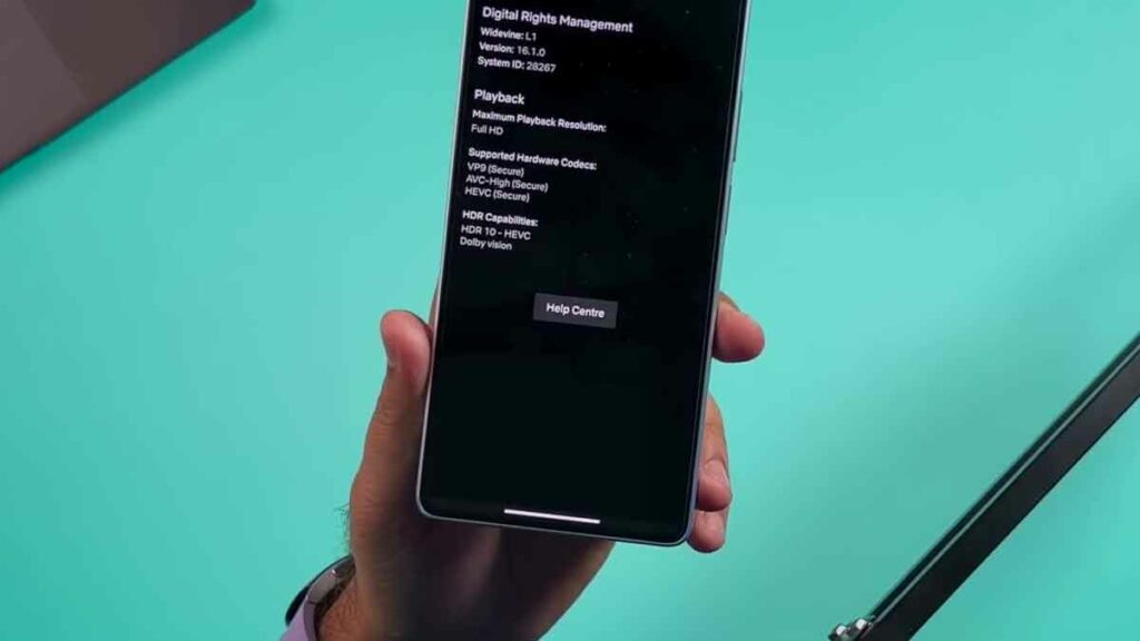 Opened Setting of Netflix in POCO F5 5G