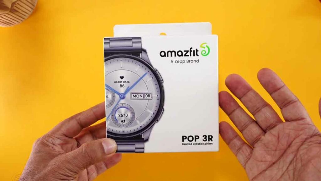 Amazfit Pop 3R Retail Box