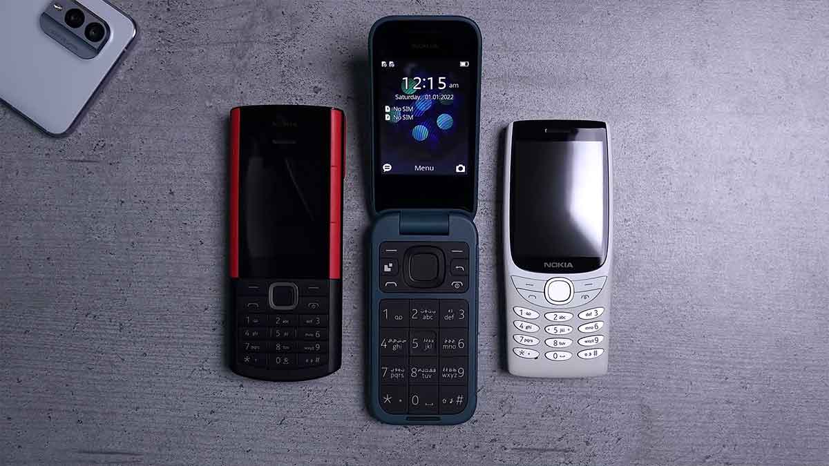 Nokia 2660 Flip 4G along with other Nokia's Featured Phone