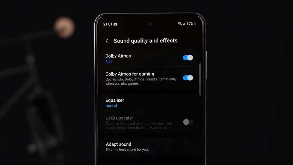 Samsung Galaxy F54 5G Audio Settings and Features
