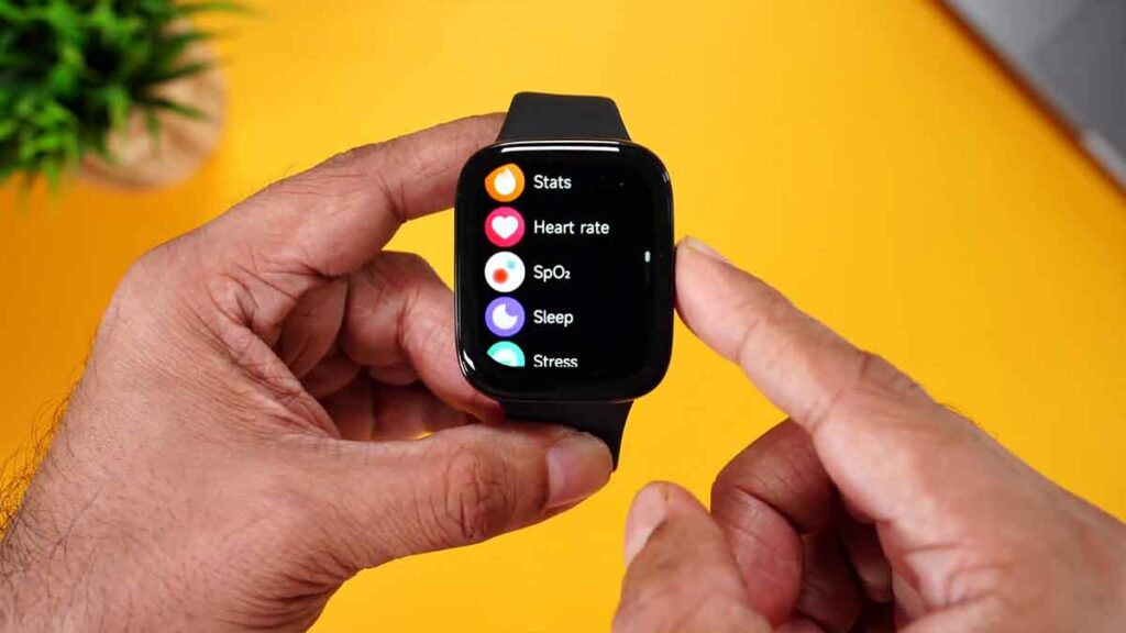 Redmi Watch 3 Active Health Feature in Watch UI