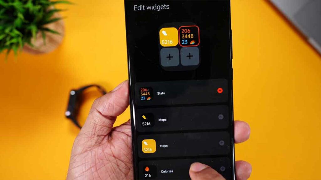 Redmi Watch 3 Active Widget Edit in App