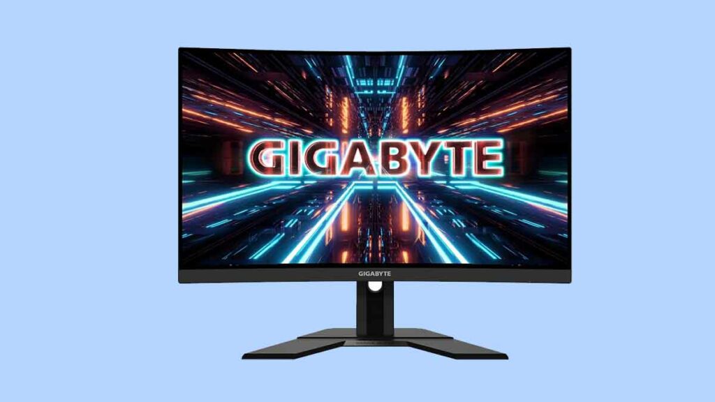 GIGABYTE G27Fc Curved Monitor Front Side
