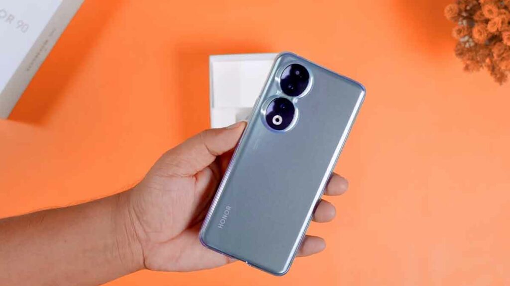 Honor 90 5G with Transparent back cover