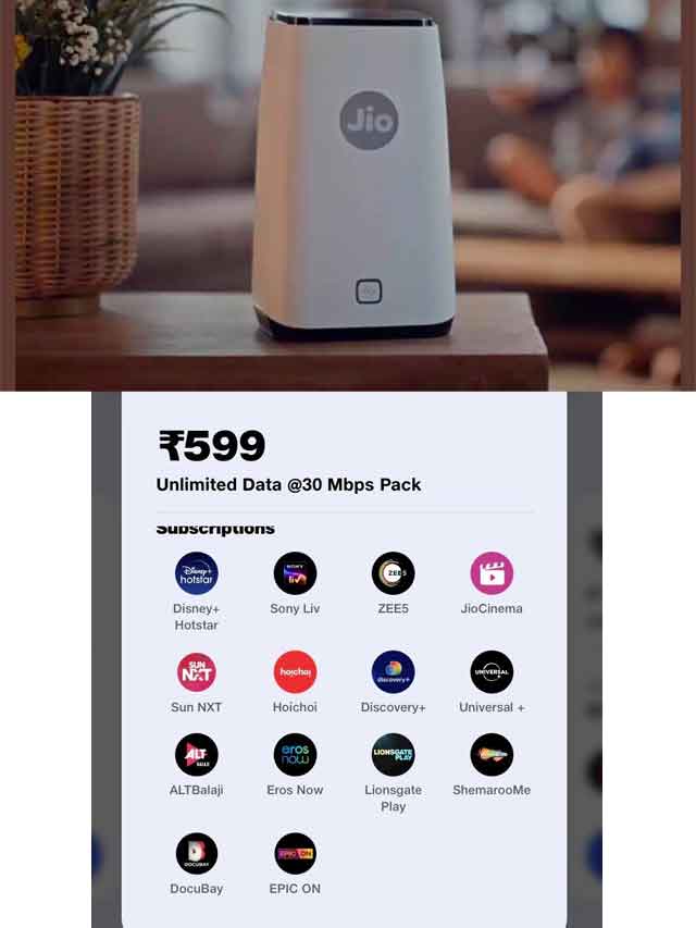 Jio AirFiber Launched at Rs 599 – Worth it Let’s see