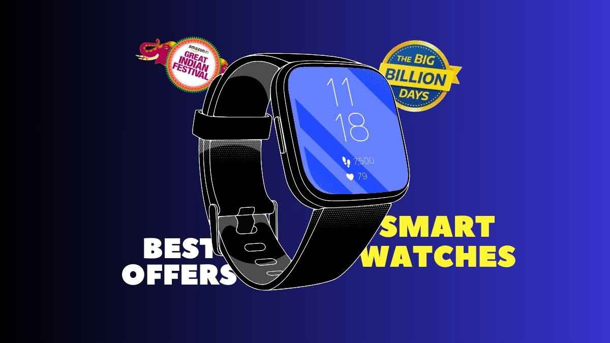 Best smartwatches Deals on Flipkart and Amazon Festival Sale 2023 Image